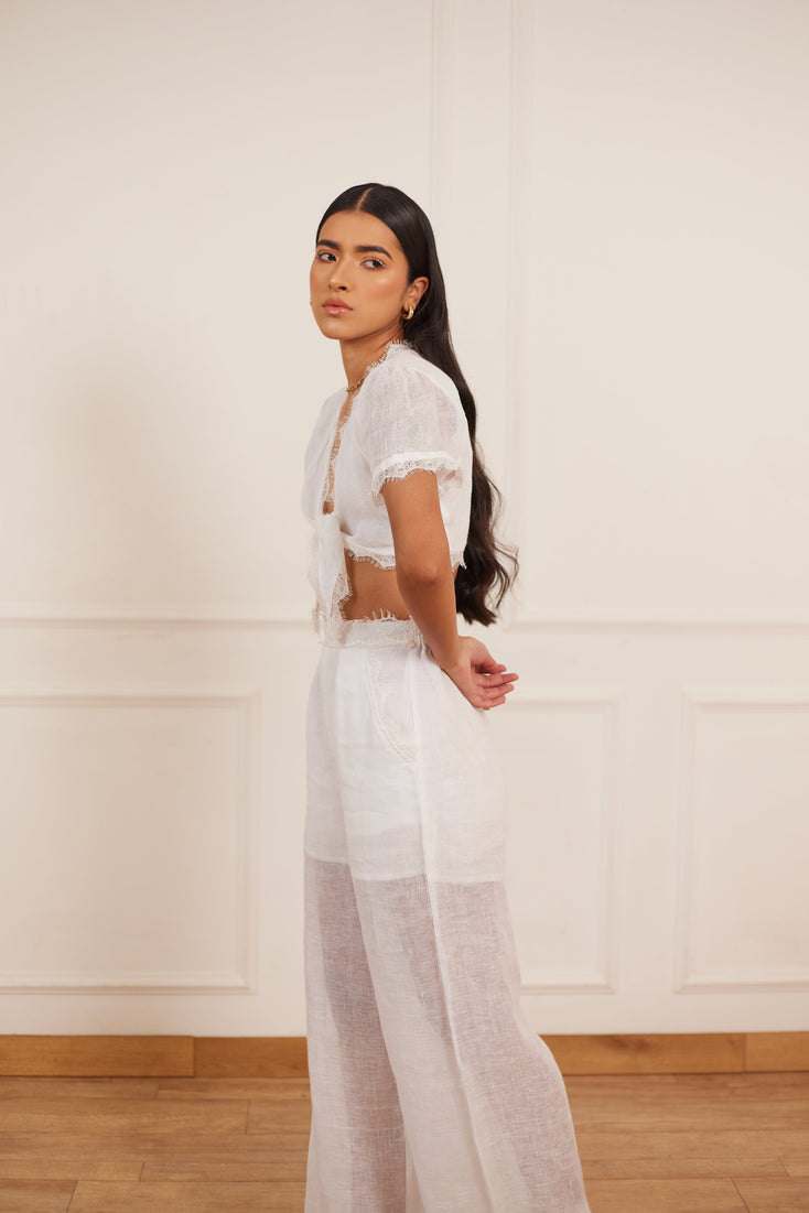 Mogra wide-leg pants