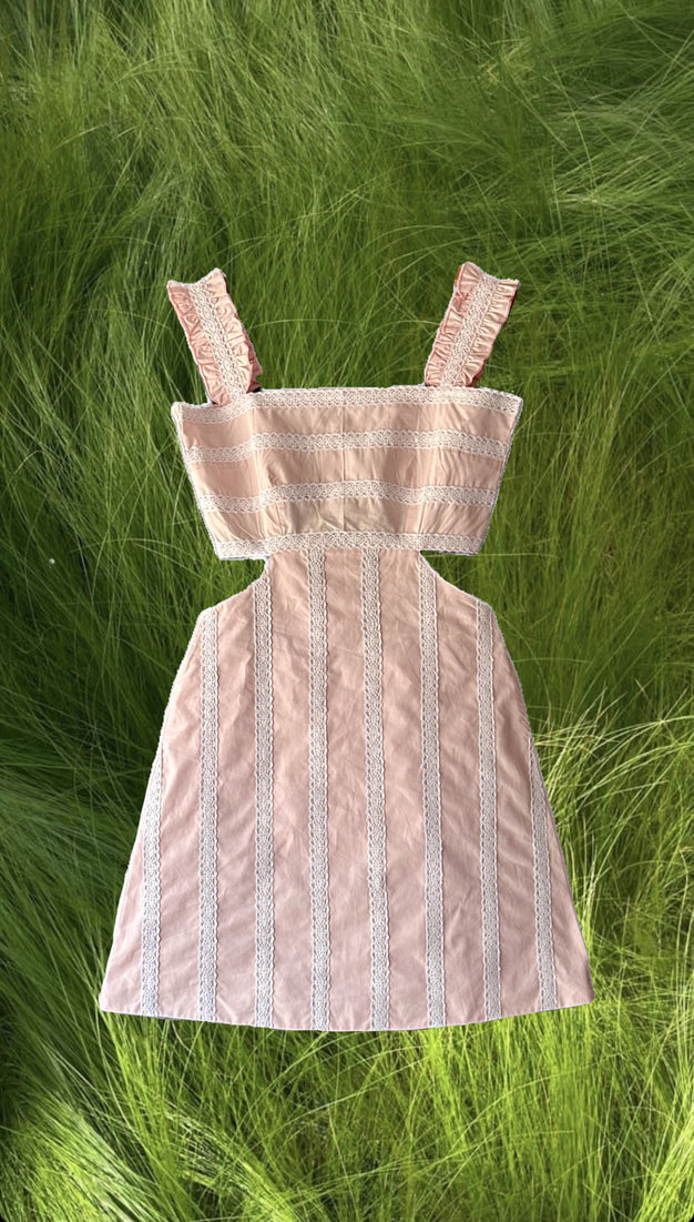 Champa cut-out mini dress