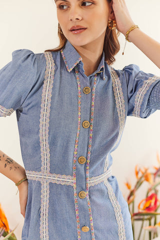 Nilima shirt dress
