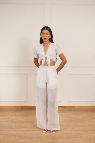 Mogra wide-leg pants