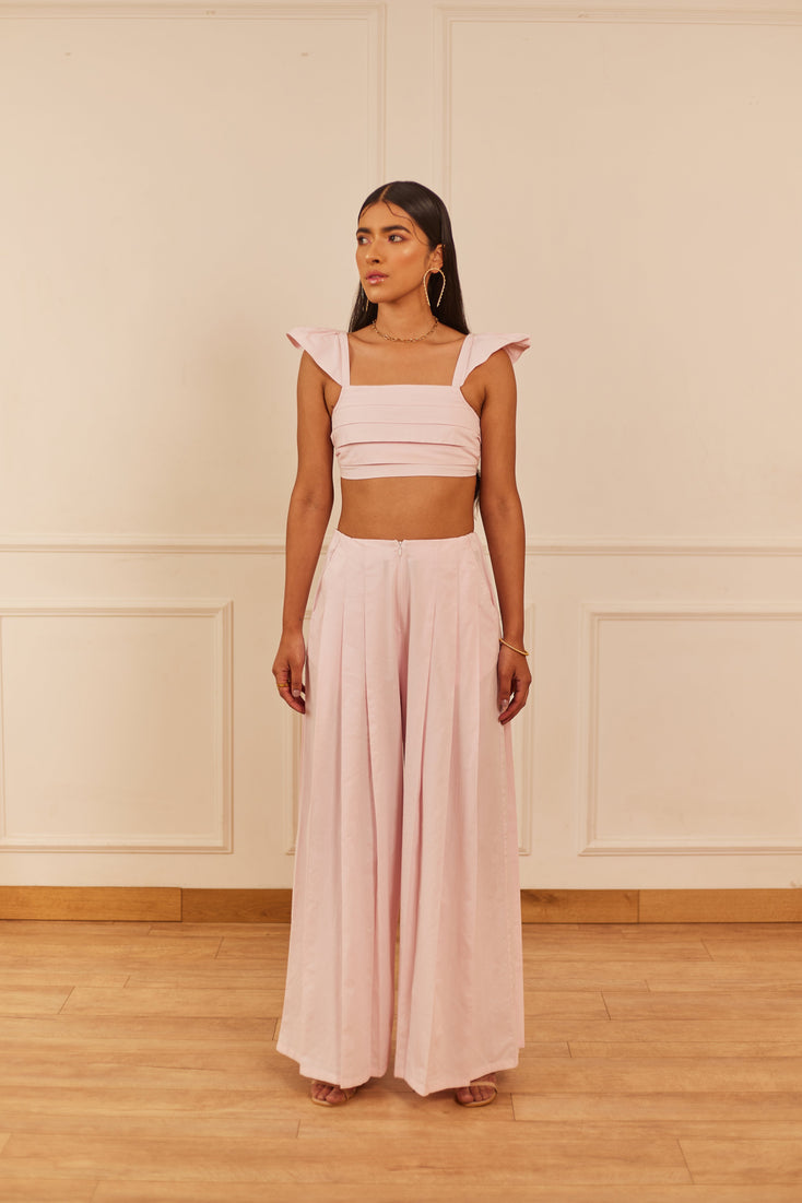 Kamal pleated coordinated set