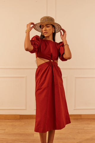 Gulmohar midi dress