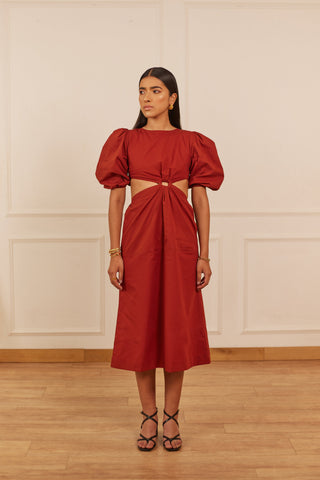 Gulmohar midi dress