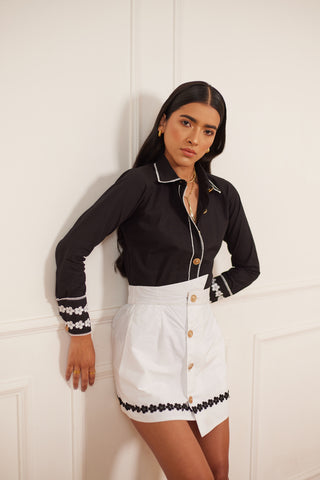Harsinghar asymmetric skirt