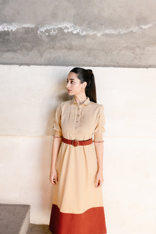 Terracotta Midi Dress